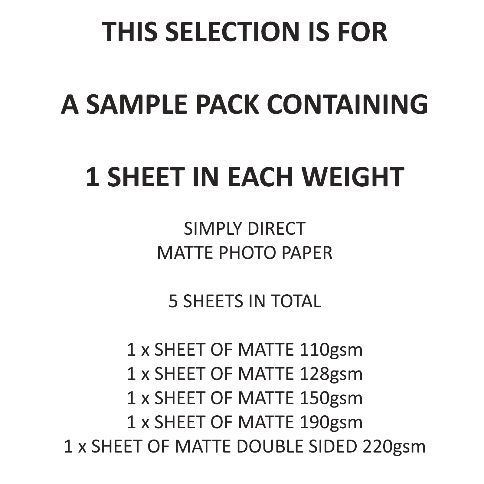 Premium A4 MATTE Inkjet FSC Photo Printing Paper Various Weights / Pack Sizes eBay